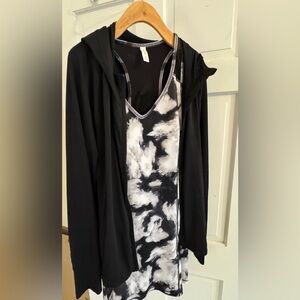 Set: Ideology Tennis dress and Athleta warm-up jacket